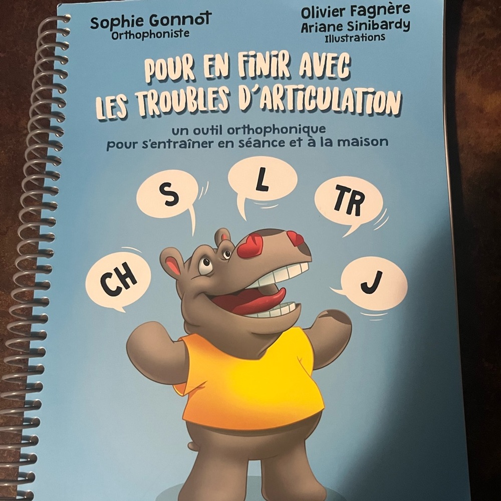 Sophie Gonnot Speech Therapist French book